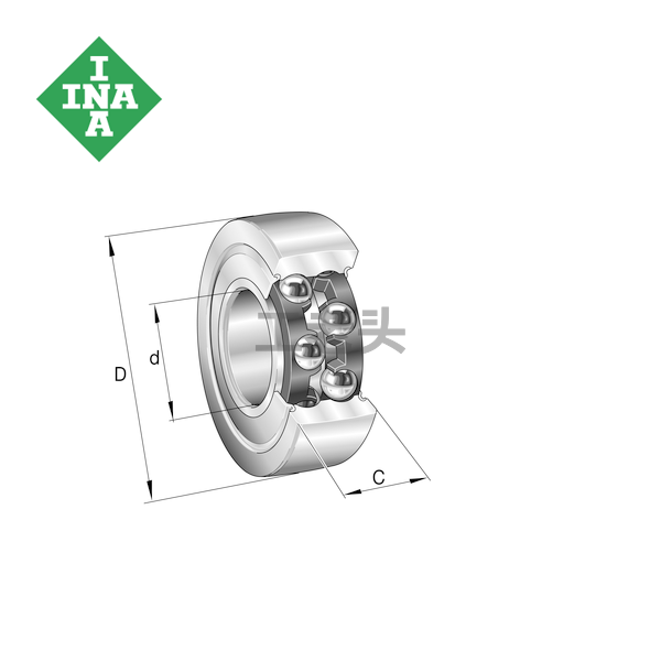 INA滚轮轴承LR5201-2HRS-TVH-XL
