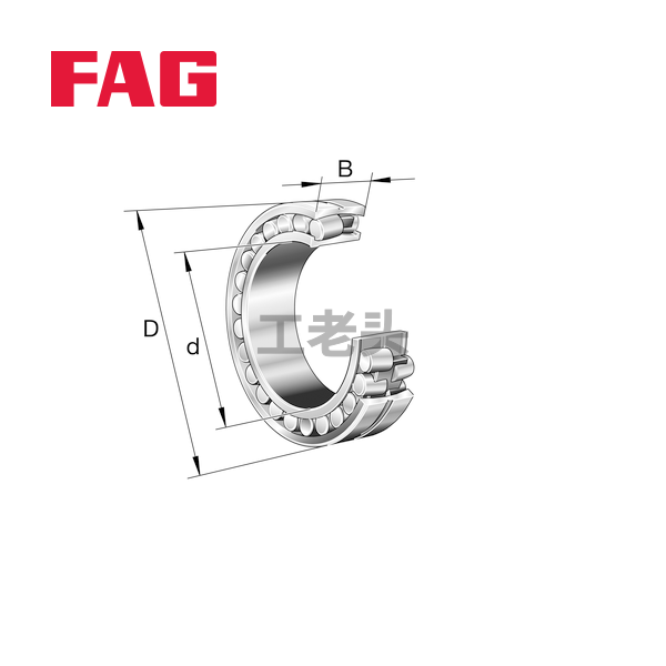 FAG调心滚子轴承23080-MB-C3