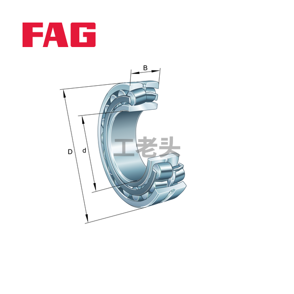 FAG调心滚子轴承22319-E1-T41D