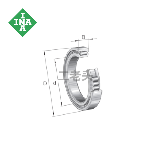 INA满装圆柱滚子轴承SL183072-TB-C3