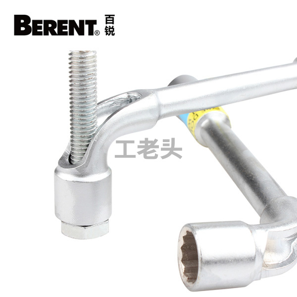 百锐工具(BERENT) 全铣穿孔L形套筒扳手19mmBT2489