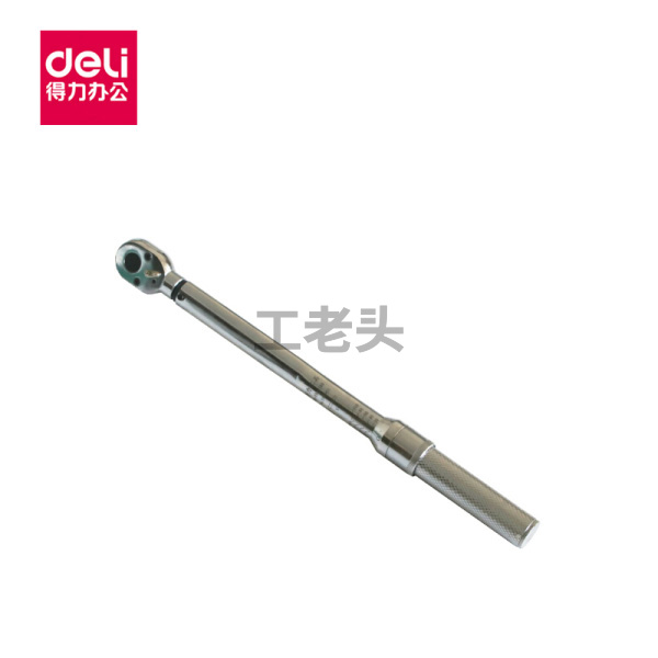 得力工具 12"机械刻度扭力扳手20-100N•m;DL-YN-40200