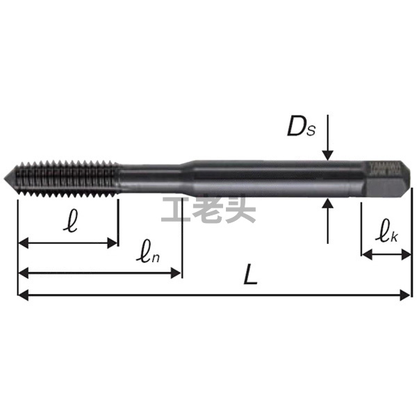 YAMAWA弥满和,挤压丝锥LS-N-RS-M3x0.5G6